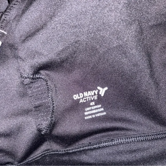 Old Navy Womens Size 4X Strappy Sports Bra Light Support Solid Classic Black - Picture 5 of 14